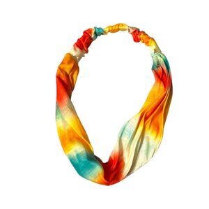 Gradient Tie Dye Wide Cotton Stretch Headband Hair Accessory